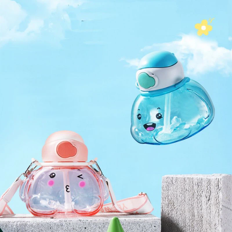 Kids Drink Bottle With Straw